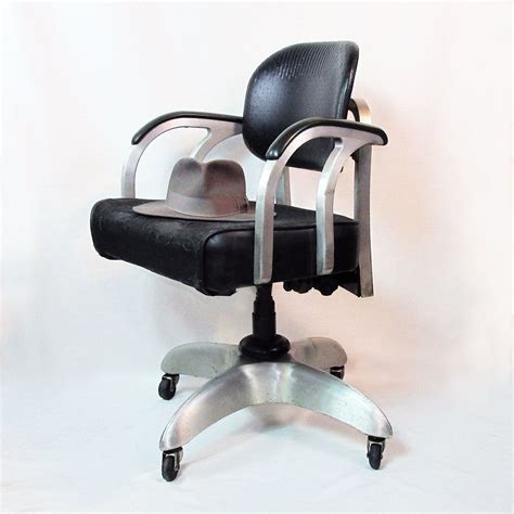 Many office chairs offer height adjustability. Mid Century Good Form Steno Chair Office Chair Tanker ...