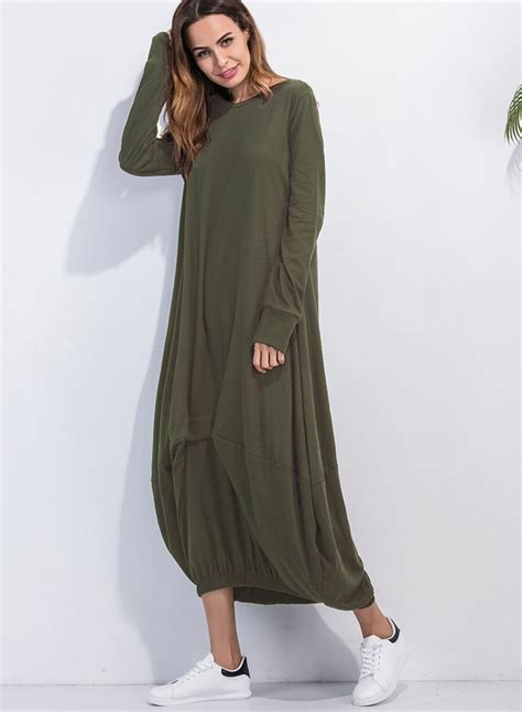 Check spelling or type a new query. Women's Long Sleeve Loose Fit Solid Maxi Dress - STYLESIMO.com