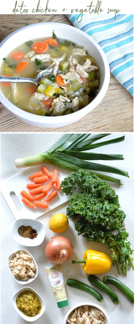 This detox chicken soup is everything you need to set new habits. Detox Chicken + Vegetable Soup | Centsational Style
