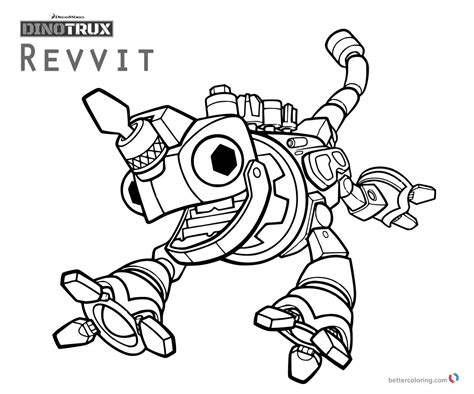 Dinotrux Coloring Pictures