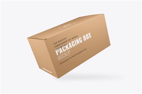 Rectangle Packaging Box Mockup Mockup Daddy