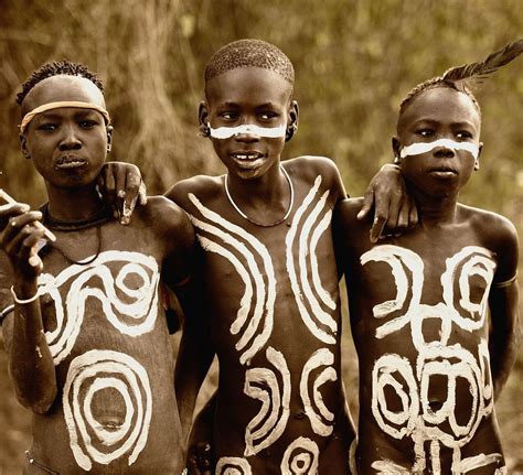 African Tribal Body Painting Africa People Travel Photography People Humanity Photography