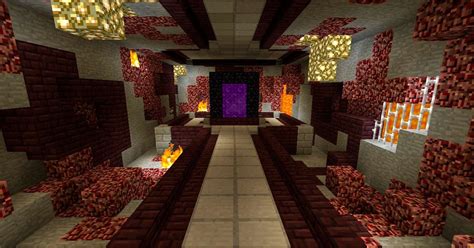 Re Designed My Nether Portal Room Minecraft360