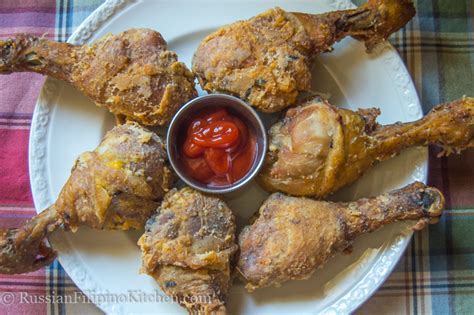 Fried Chicken Drumsticks Filipino-style - Russian Filipino ...