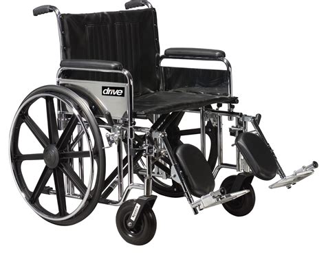 Drive Medical Sentra Extra Heavy Duty Bariatric Wheelchair Dual Cross Brace