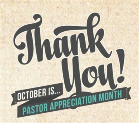 October Is Pastor Appreciation Month Saint Paul United Methodist Church