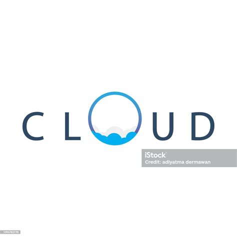 Cloud Typography Logo Stock Illustration Download Image Now