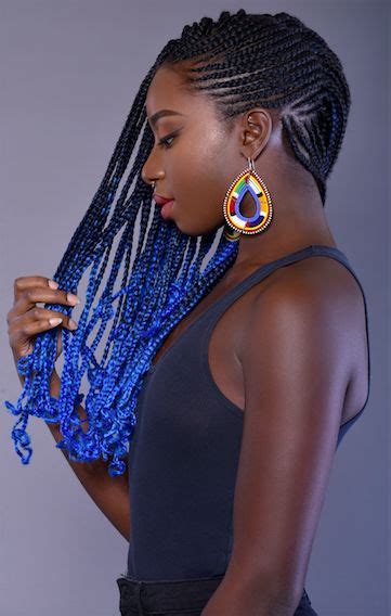 23 Des Braids Bleu