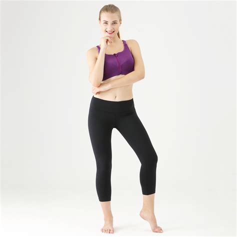 Women Seamless Stretch Spandex Yoga Pants Workout Opaque Capri Leggings Jegging