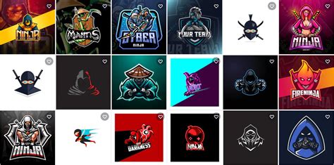 100 Best Ninja Mascot Logo Templates For Esports Team And Clan