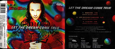 Dj Bobo Let The Dream Come True - Scarica la copertina cd DJ Bobo - Let The Dream Come True - Front