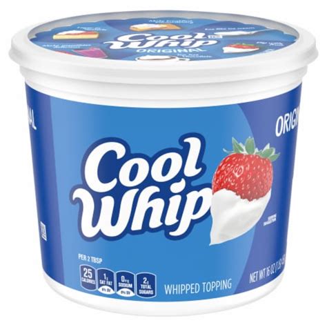Cool Whip Original Whipped Cream Topping 16 Oz Kroger