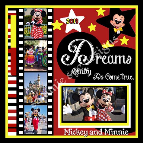 Disney Pages Disney Scrapbooking Layouts Disney Scrapbook Disney