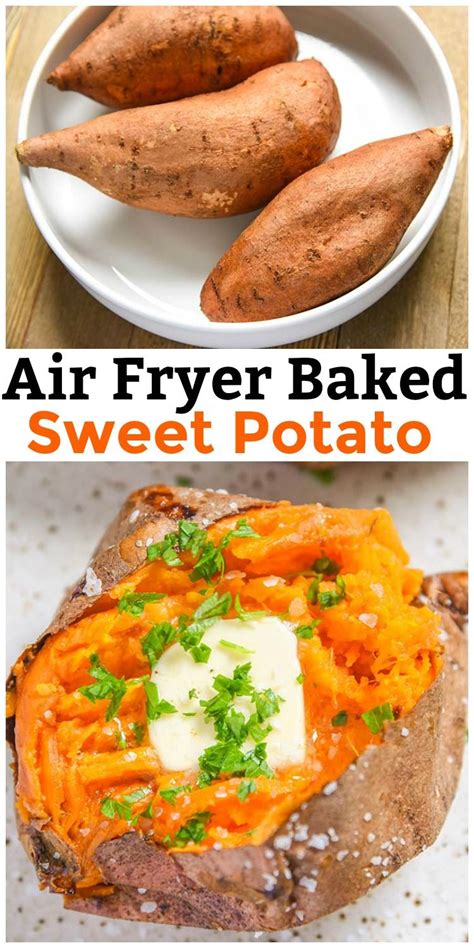 Air Fryer Baked Sweet Potato recipe Quick and easy side ...