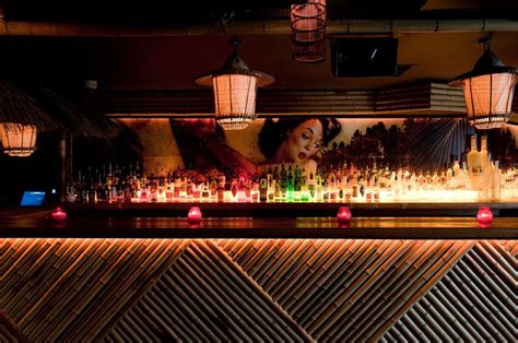 Rolled bamboo with solid fitted timber adds extra reinforcement, while individual pole spacing is ideal for those seeking privacy over protection. nor2b.jpg 800×531 pixels | Tiki room, Bamboo bar, Interior