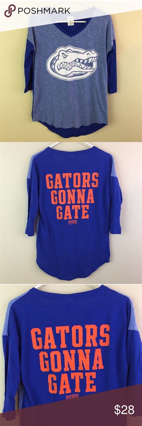 Vs Pink University Of Florida Gators S Shirt Raglan Sleeve Shirts