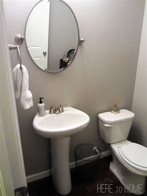 Here To Home Before And After Powder Room
