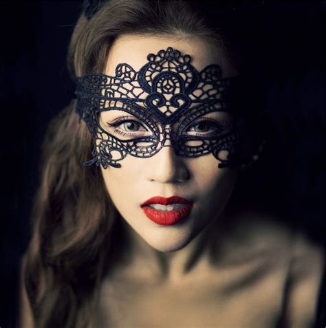 Sexy Black Lace Eye Mask Blindfold Masquerade Party Womens Nightwear Costume Us Ebay