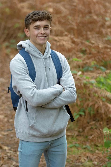 Video games, of course, are a perennially popular gift among teen boys. 18 Year Old Teenage Boy Outside 18 Photograph by Ben Gingell