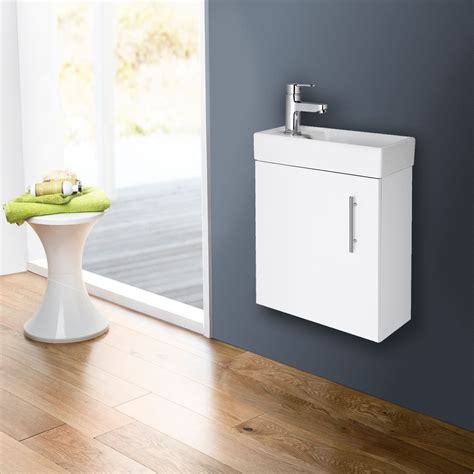 This video will help you create the small wall hung basin sink object in archicad. Compact Bathroom Vanity Unit & Basin Sink Cloakroom 400mm ...