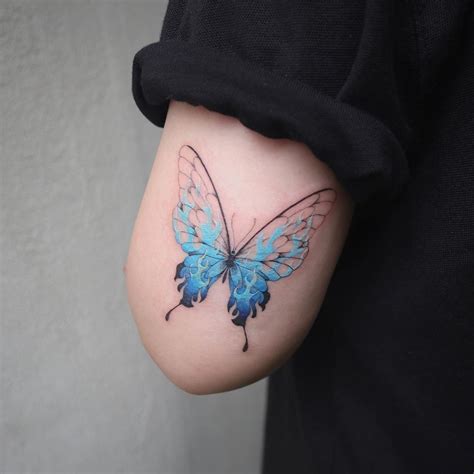 S Tattoo Designs With Butterfly