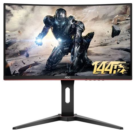 The £250 price means it won't push your pc budget to breaking point, and aoc says that it will prove ideal for casual and competitive gamers thanks to its curved design, rapid response and solid physical design. 27" AOC C27G1 FHD 144Hz LED Curved Gaming Monitor with ...
