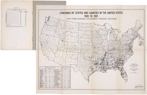 The Shocking Prevalence Of Lynching In The United States Rare And Antique Maps