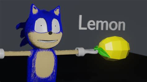 Sonic Eats A Lemon And Dies In 3d Youtube