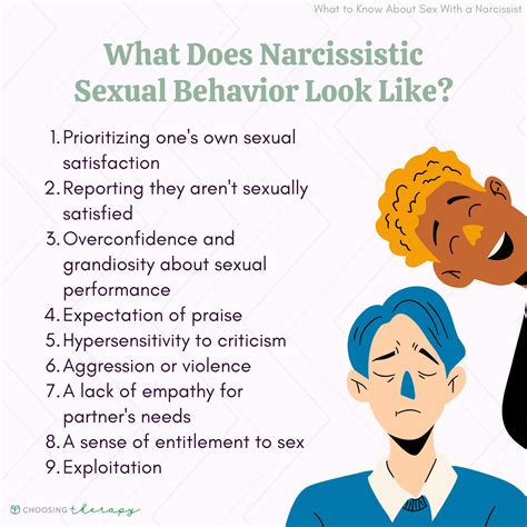 what to know about sex with a narcissist