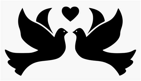 Vector Doves Svg Love Birds Icon Png Transparent Png Transparent