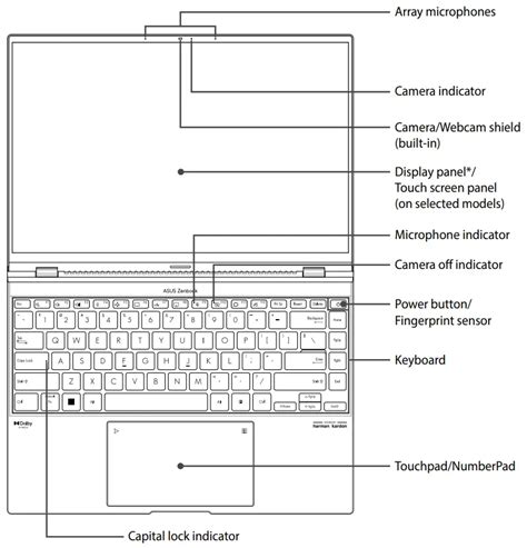 Asus Ux5401za Zenbook 14x Oled Laptop User Guide