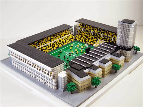 The game is played on a rectangular field with a goal at each end. LEGO MOC: Råsunda Soccer Stadium Stockholm, Sweden