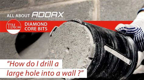Collect your materials and don your safety gear. How to drill large holes into brick walls - TIMco How To ...