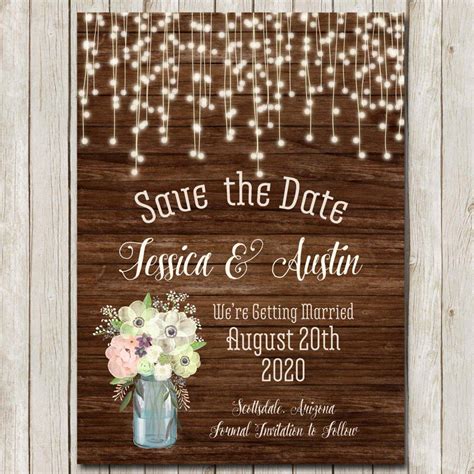 15 Rustic Save The Date Designs And Examples Examples