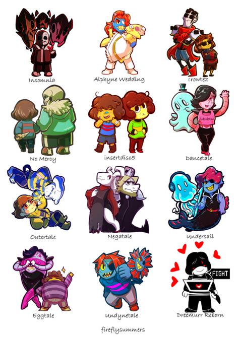 More Au And Fanfic Art By Fireflysummers Undertale Know Your Meme