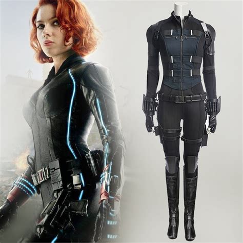 New Avengers Infinity War Black Widow Costume Halloween