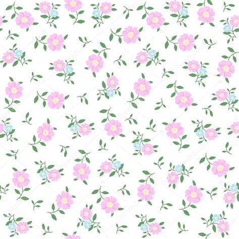 Seamless Pattern In Small Flower Romantic Flower Print Ditsy Floral
