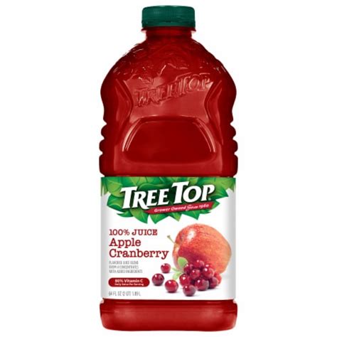 Tree Top Apple Cranberry 100 Juice 64 Fl Oz Foods Co