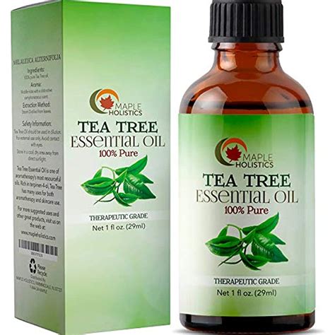 100 pure tea tree oil natural essential antifungal antibacterial benefits face 806802192772 ebay