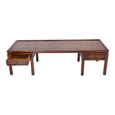 $790+ $220+ in store credit. Mid-Century Modern Mahogany Double Pedestal Two Drawers ...