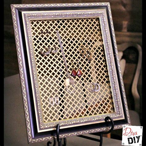 How To Make Your Own Diy Jewelry Organizer Diva Of Diy
