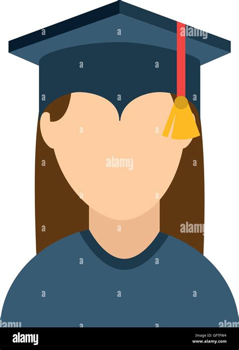 Man Graduation Graduated Icon Stock Vector Image And Art Alamy