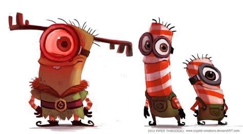 Day 380 Christmas Minion Designs By Cryptid Creations On Deviantart