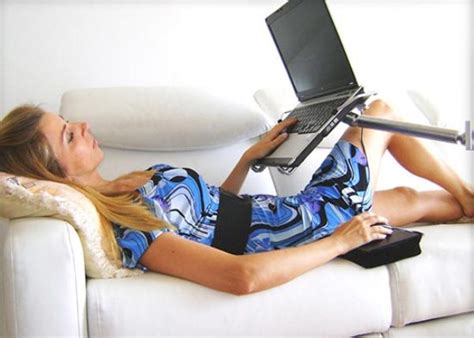 Whats The Most Comfortable Posture For Using A Laptop On