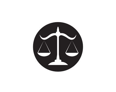 Justice Lawyer Logo And Symbols Template Icons App 585374 Vector Art At