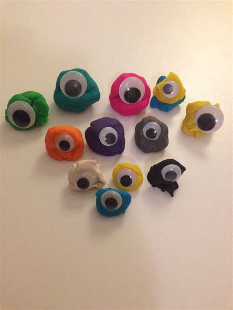 Our Playdough Monsters With Googly Eye Momarchitect