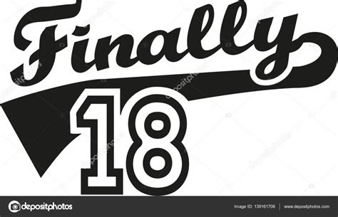 Check spelling or type a new query. 18. Geburtstag - endlich 18 — Stockvektor © miceking ...