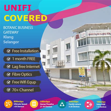 The end goal is to basically allow for gigabit access fixed broadband, 100% 4g internet. Unifi Klang Coverage - fibre broadband internet Botanic ...
