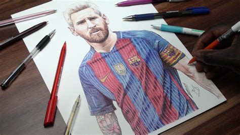 Uiteraard kon thiago messi nog geen echt contract tekenen. Tekening Van Messi - Pin Van Beshoy Fares Op Barca Voetbal - De originele tekening is gemaakt ...