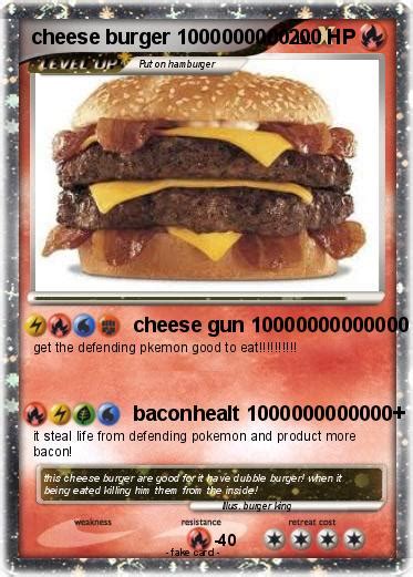 Pokémon Cheese Burger 1000000000 1000000000 Cheese Gun 10000000000000